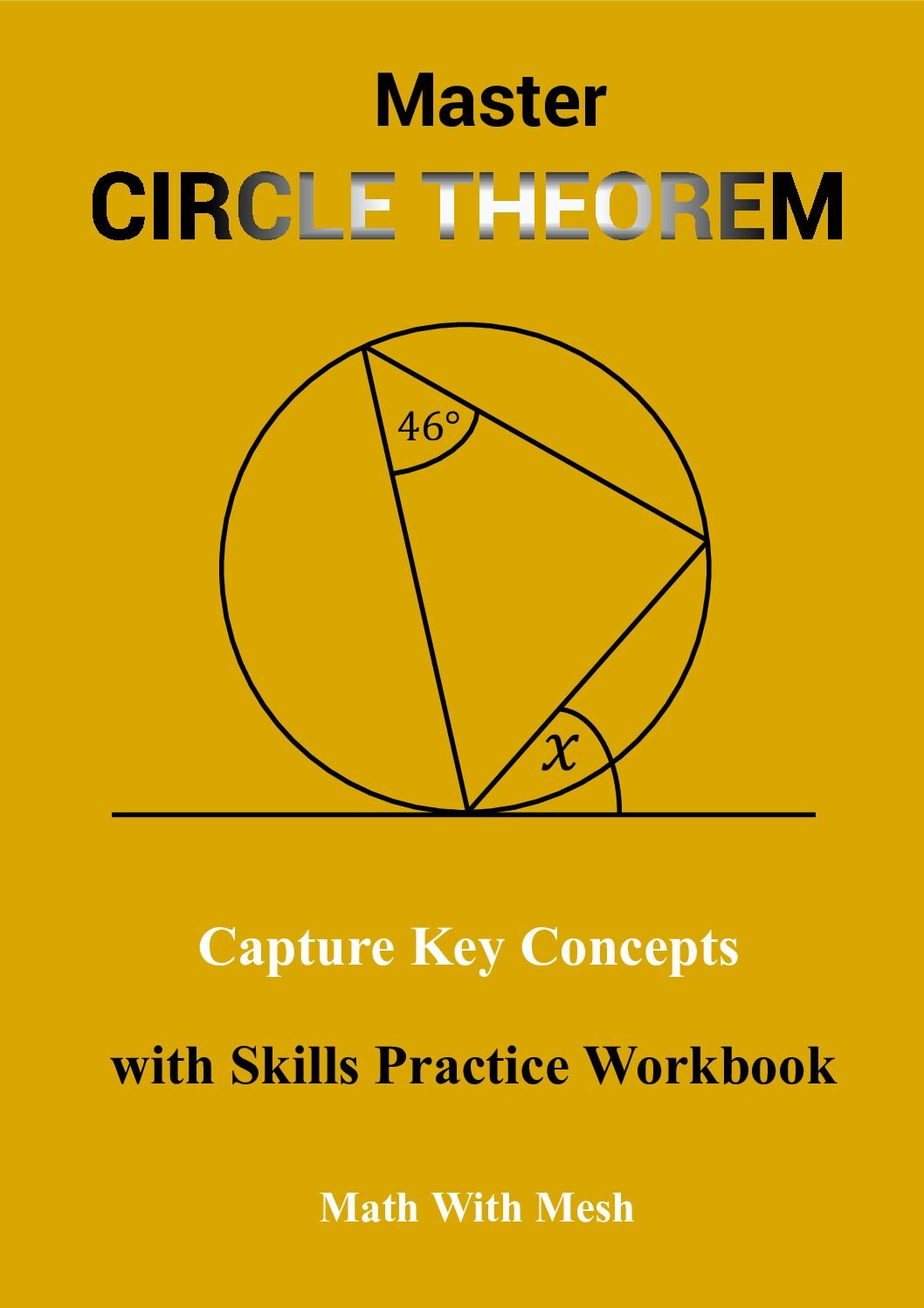 Circle Theorems Book + Worksheet with Answers